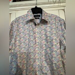 Paul Fredrick Mens Short Sleeved Shirt